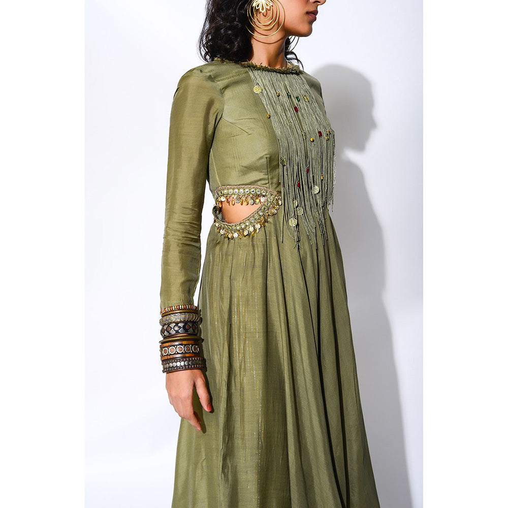 Rishi & Vibhuti Vd Short Anarkali and Palazzo (Set of 2)