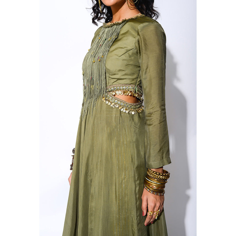 Rishi & Vibhuti Vd Short Anarkali and Palazzo (Set of 2)
