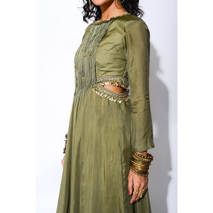 Rishi & Vibhuti Vd Short Anarkali and Palazzo (Set of 2)