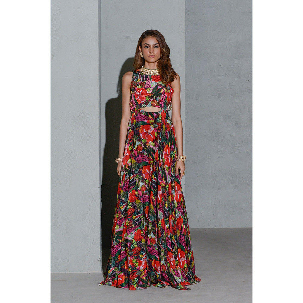 Rishi & Vibhuti Fauna Gown