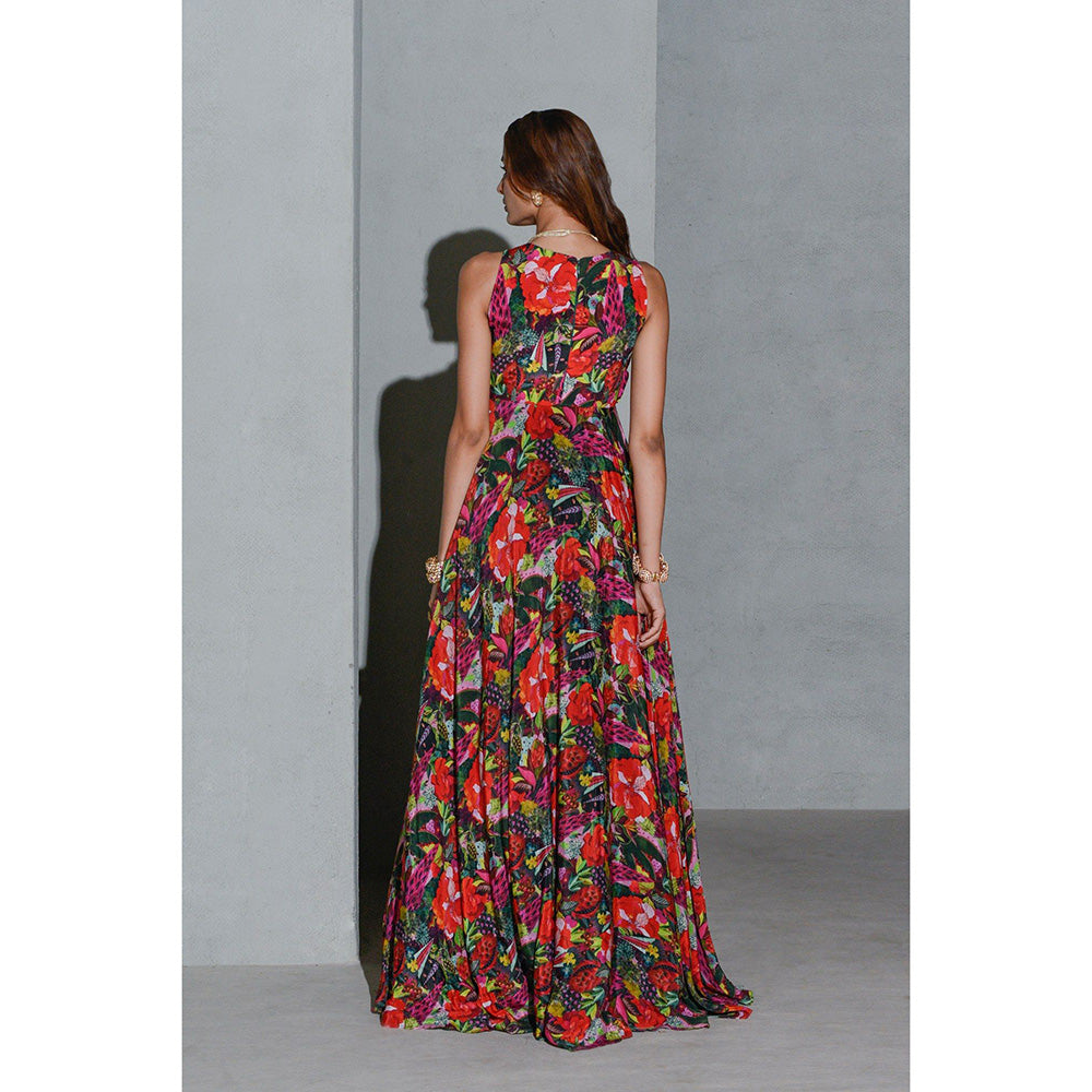 Rishi & Vibhuti Fauna Gown