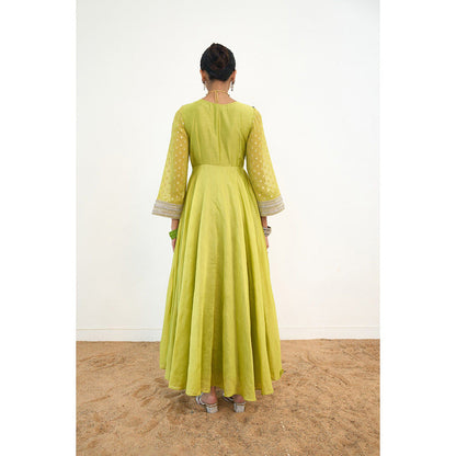 Rishi & Vibhuti Asteria Anarkali With Dupatta (Set of 2)