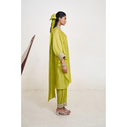 Rishi & Vibhuti Kael Kaftan With Pant (Set of 2)