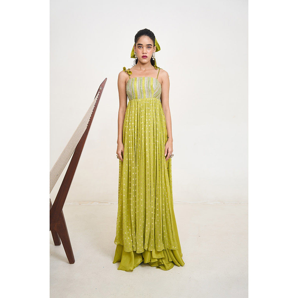 Rishi & Vibhuti Emilie Anarkali With Palazzo (Set of 2)