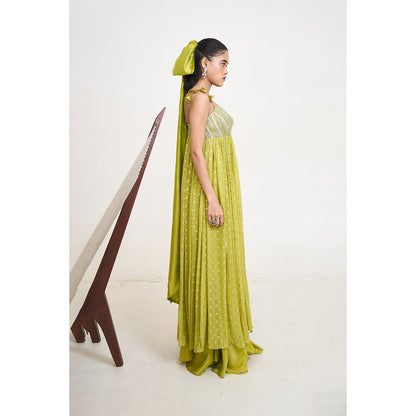 Rishi & Vibhuti Emilie Anarkali With Palazzo (Set of 2)