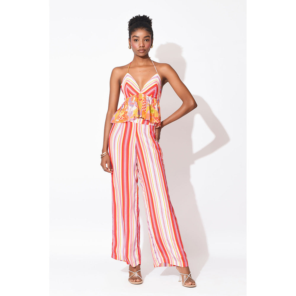 Rishi & Vibhuti Multi-Colour Sway Symphony Co-Ord (Set of 2)