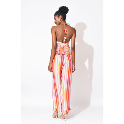 Rishi & Vibhuti Multi-Colour Sway Symphony Co-Ord (Set of 2)