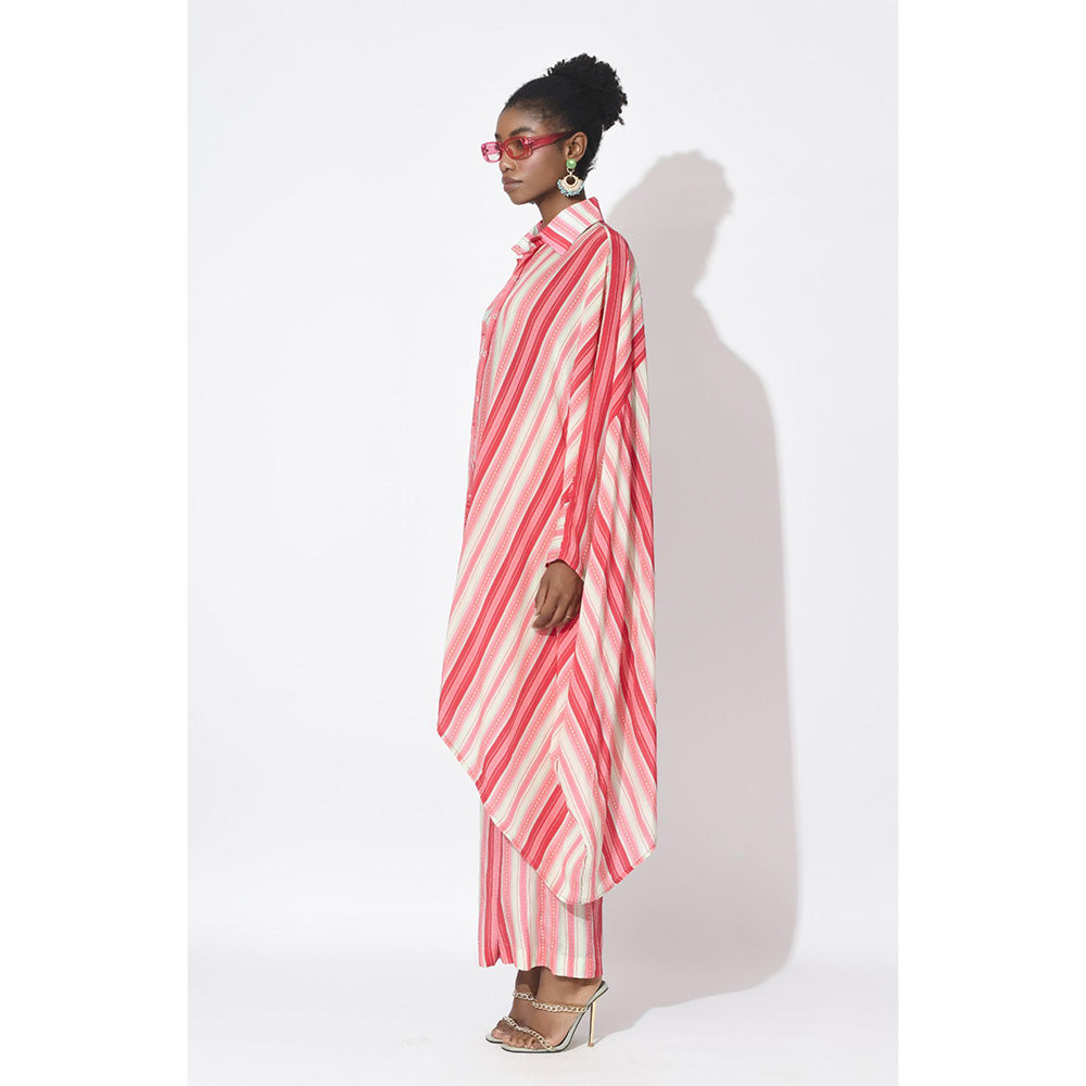 Rishi & Vibhuti Pink Lumin Co-Ord (Set of 2)