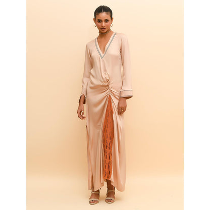 Rishi & Vibhuti Beige Sunburn Dress