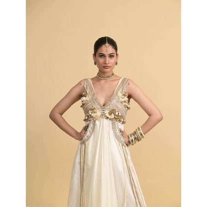 Rishi & Vibhuti Ivory Jumpsuit