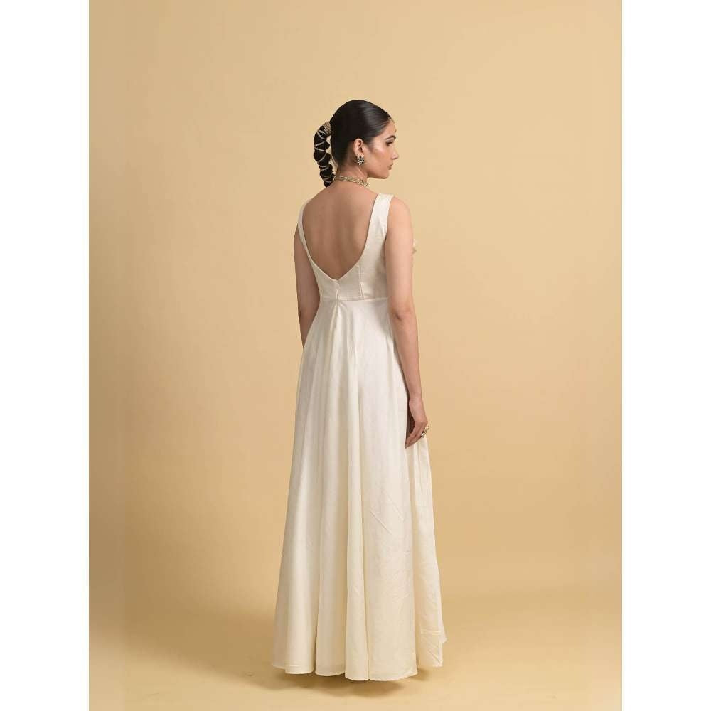 Rishi & Vibhuti Ivory Jumpsuit