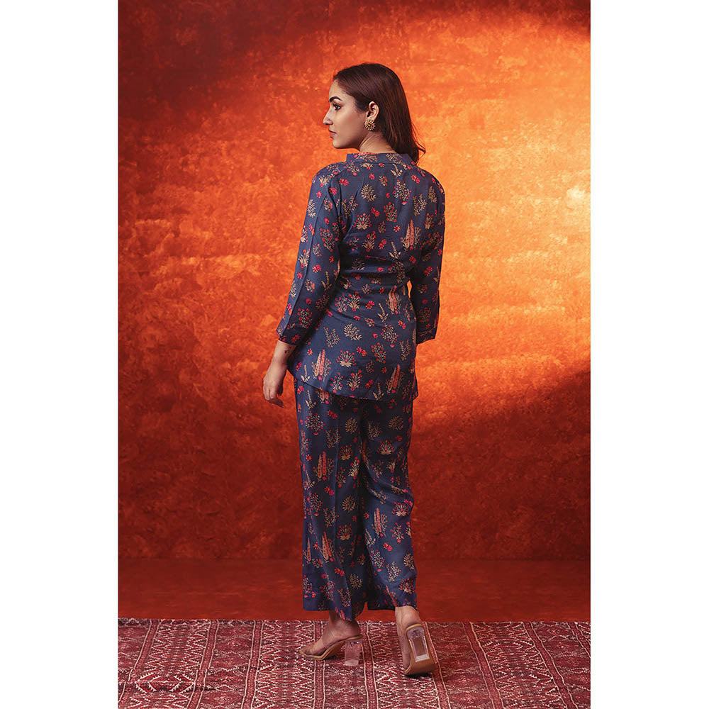 RITIKA GUPTA Blue Printed Co-Ord