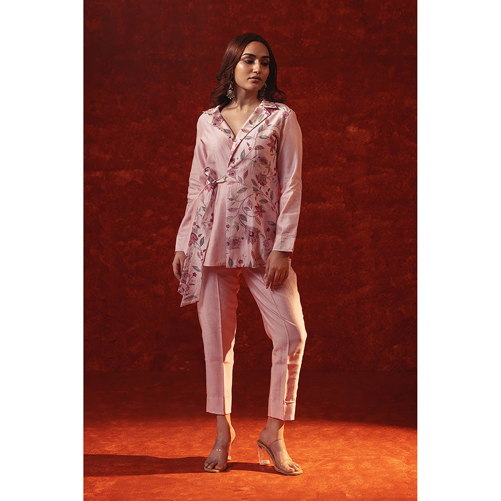 RITIKA GUPTA Pink Printed Co-Ord Set