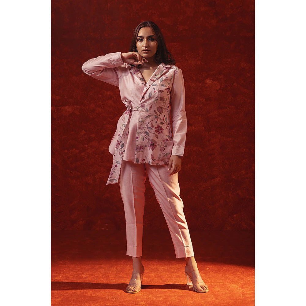 RITIKA GUPTA Pink Printed Co-Ord Set