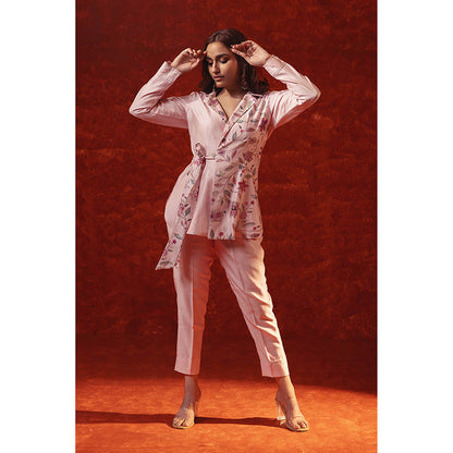 RITIKA GUPTA Pink Printed Co-Ord Set