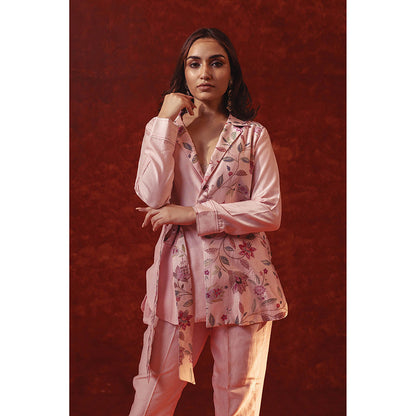 RITIKA GUPTA Pink Printed Co-Ord Set