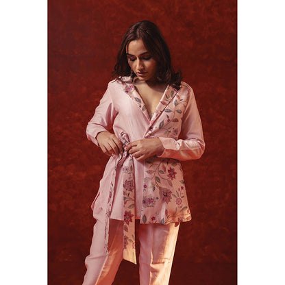 RITIKA GUPTA Pink Printed Co-Ord Set