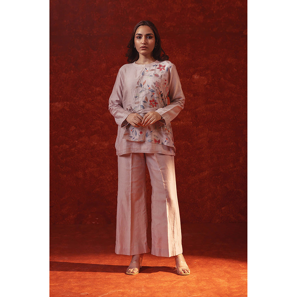 RITIKA GUPTA Purple Printed Co-Ord Set