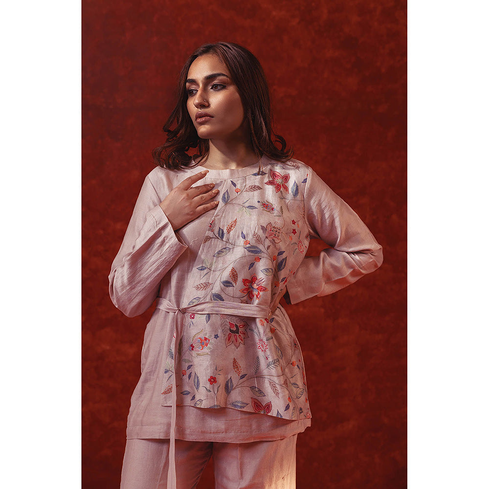 RITIKA GUPTA Purple Printed Co-Ord Set