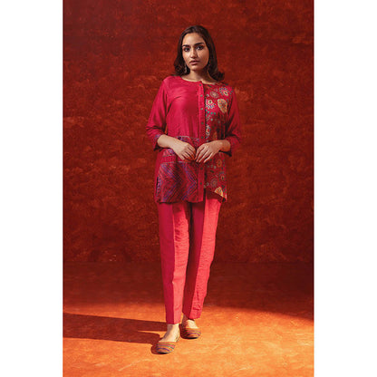RITIKA GUPTA Red Printed Co-Ord Set