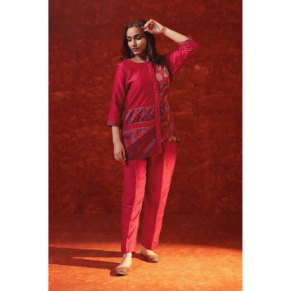 RITIKA GUPTA Red Printed Co-Ord Set