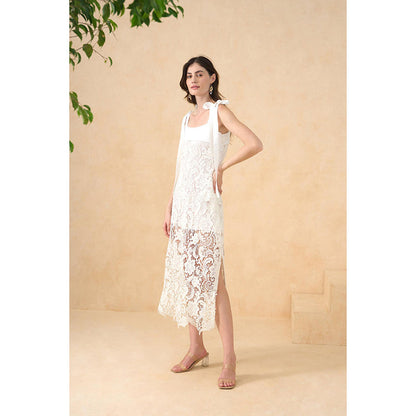 RITIKA GUPTA White Sunkissed Whisper Dress