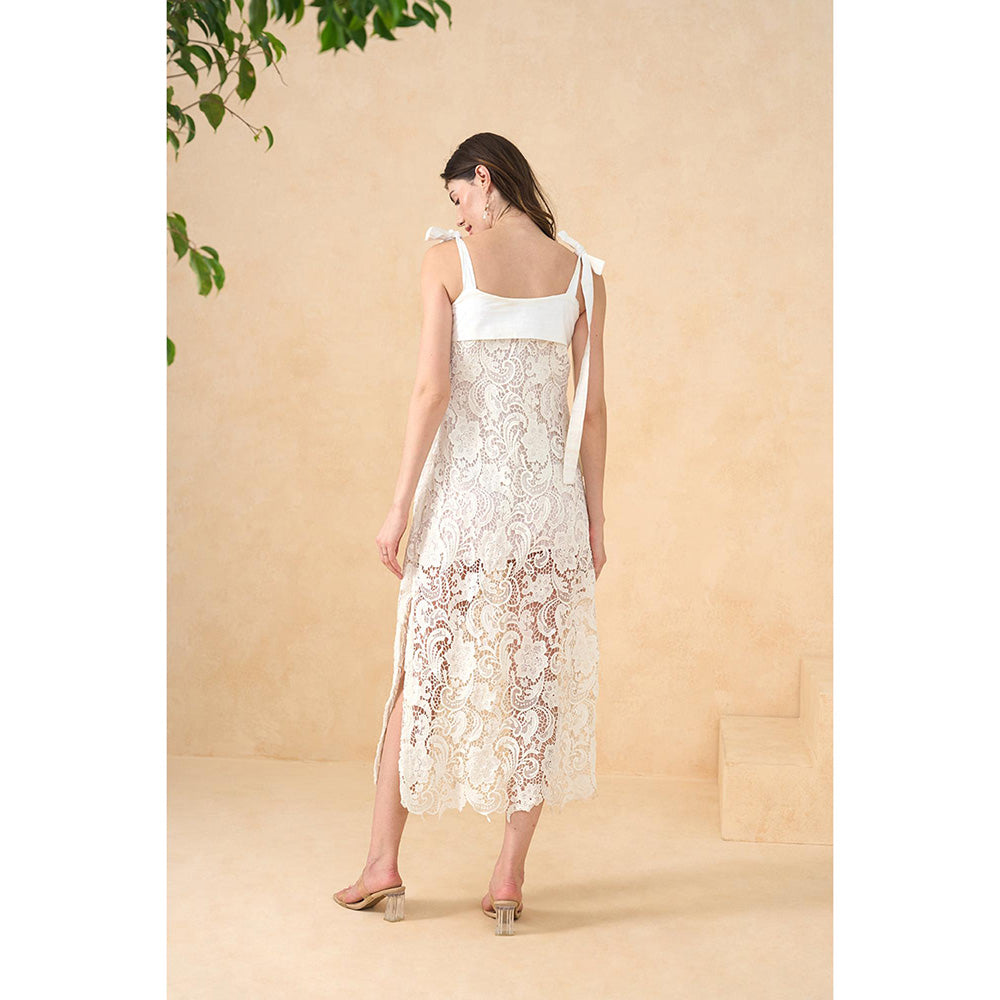 RITIKA GUPTA White Sunkissed Whisper Dress
