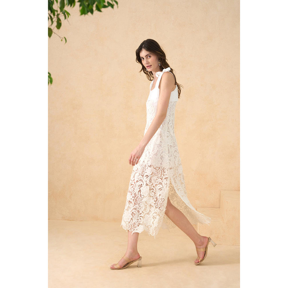 RITIKA GUPTA White Sunkissed Whisper Dress