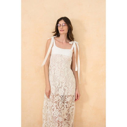 RITIKA GUPTA White Sunkissed Whisper Dress