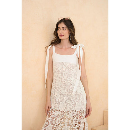RITIKA GUPTA White Sunkissed Whisper Dress