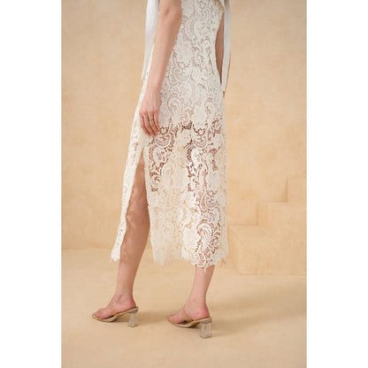 RITIKA GUPTA White Sunkissed Whisper Dress