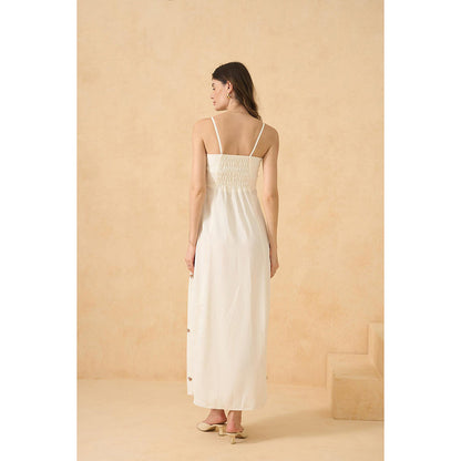 RITIKA GUPTA White Silken Oasis Dress