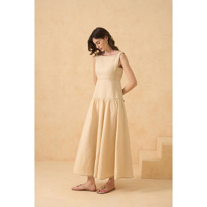 RITIKA GUPTA Beige Ease Dress