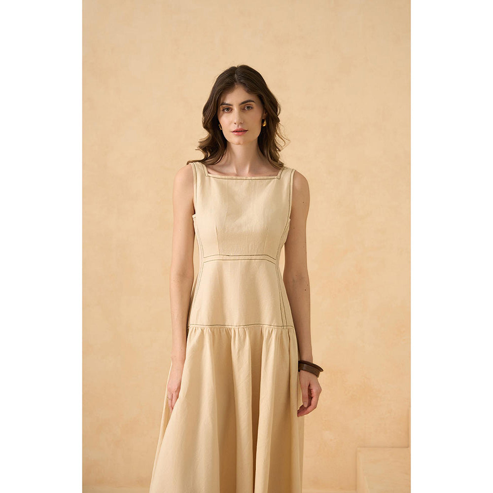 RITIKA GUPTA Beige Ease Dress