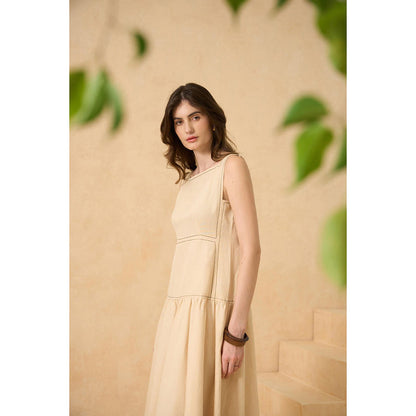 RITIKA GUPTA Beige Ease Dress