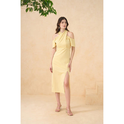 RITIKA GUPTA Yellow Horizon Dress