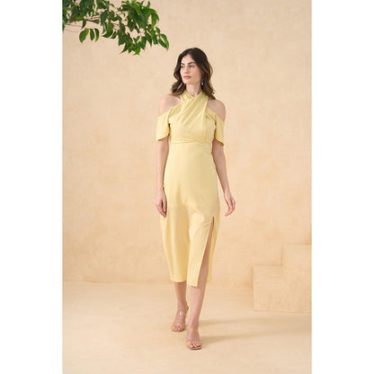 RITIKA GUPTA Yellow Horizon Dress