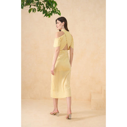 RITIKA GUPTA Yellow Horizon Dress