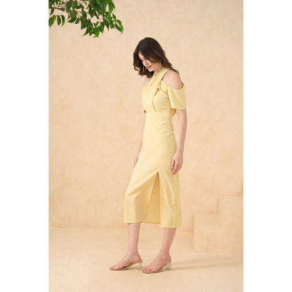 RITIKA GUPTA Yellow Horizon Dress