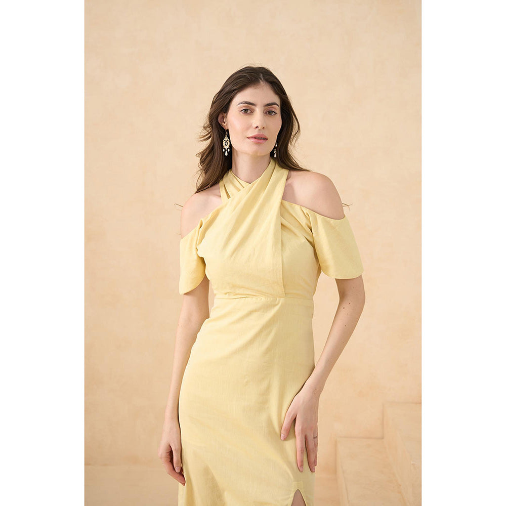 RITIKA GUPTA Yellow Horizon Dress