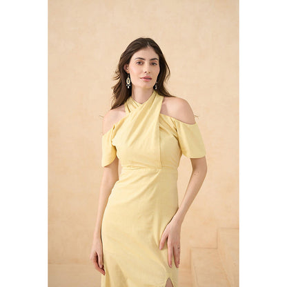 RITIKA GUPTA Yellow Horizon Dress