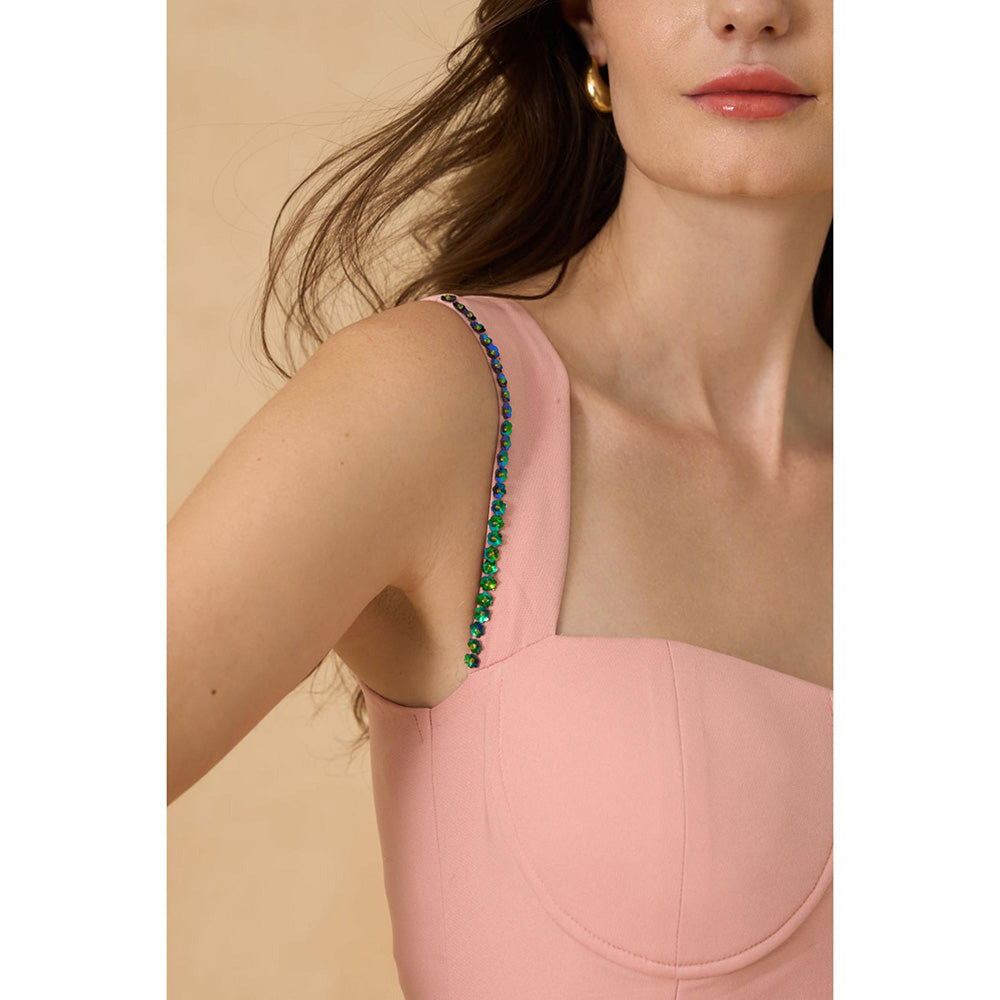 RITIKA GUPTA Pink Sunset Sheath Dress
