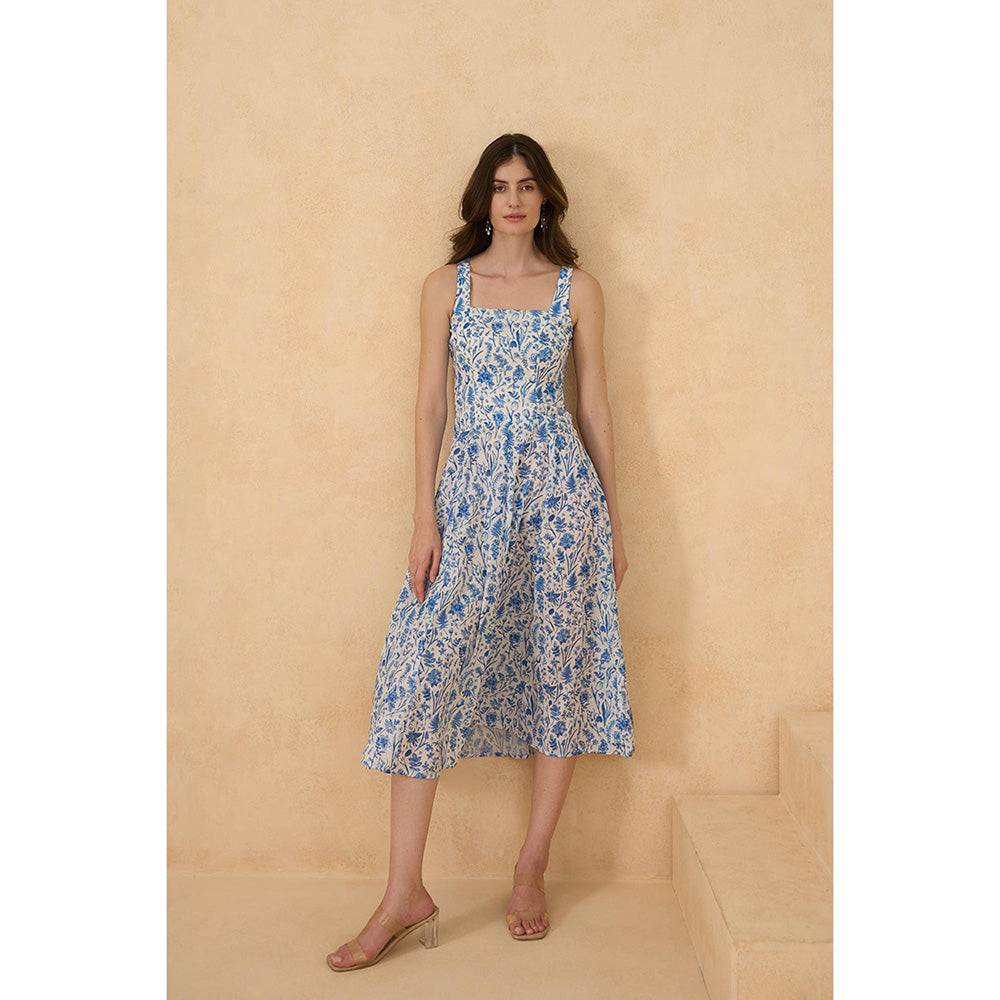 RITIKA GUPTA Blue Noir Breeze Dress