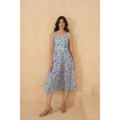 RITIKA GUPTA Blue Noir Breeze Dress