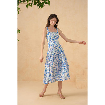 RITIKA GUPTA Blue Noir Breeze Dress