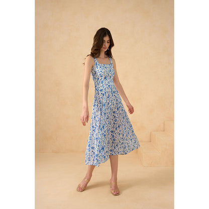 RITIKA GUPTA Blue Noir Breeze Dress
