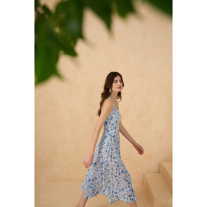 RITIKA GUPTA Blue Noir Breeze Dress