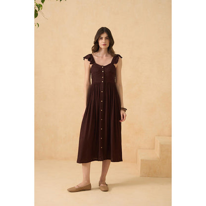 RITIKA GUPTA Brown Laguna Drift Dress