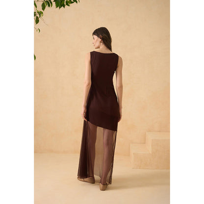 RITIKA GUPTA Brown Midnight Mirage Dress
