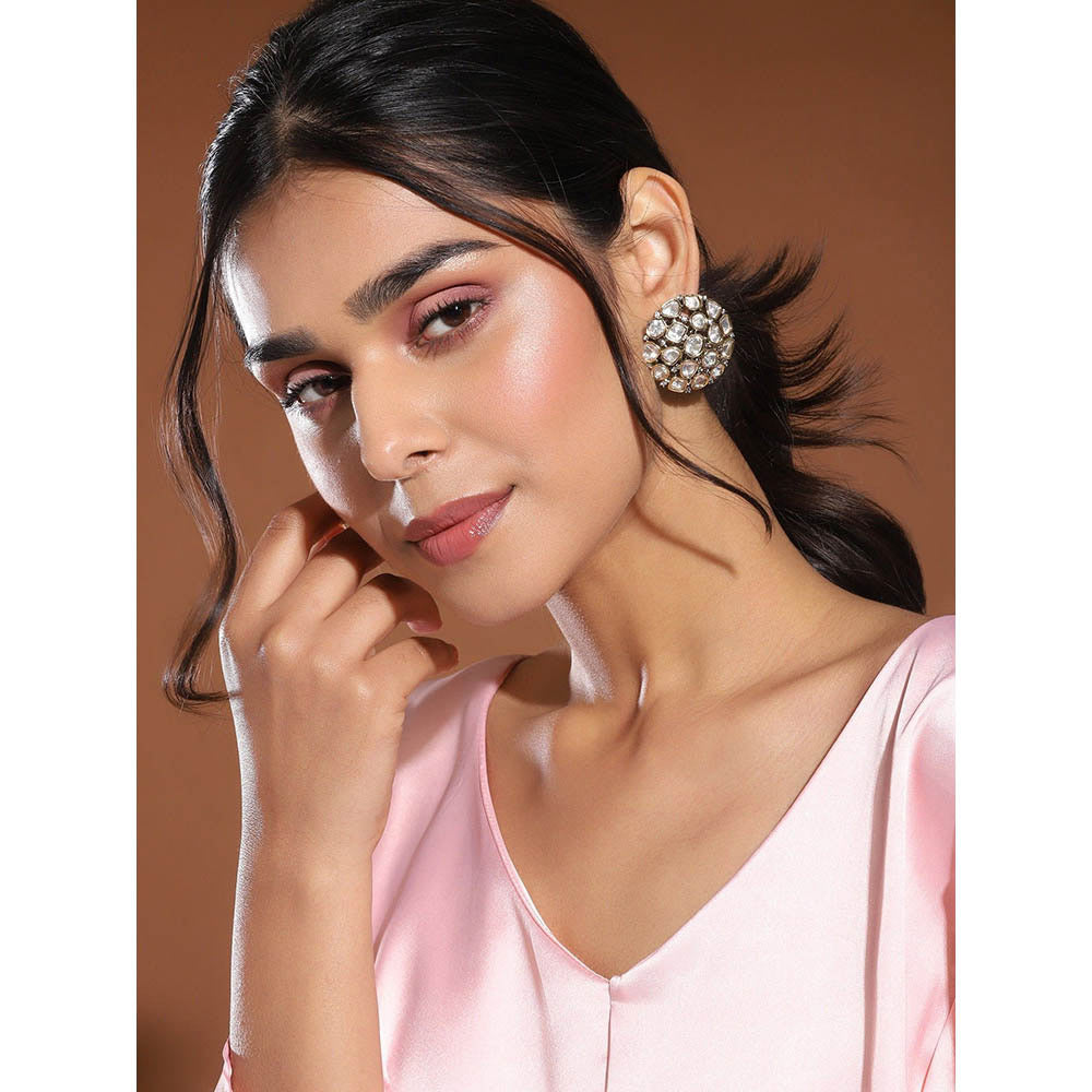 Ritu Singh Oversized Kundan Studs